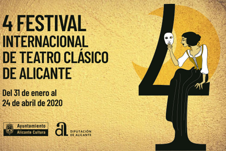 Cartel del 4 Festival internacional de teatro clásico de Alicante