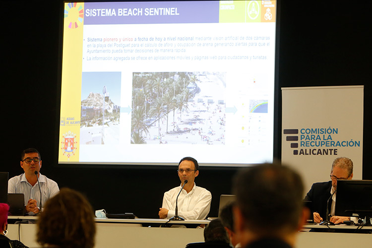 Participación del Sistema Beach sentinel en comisión para recuperación Alicante