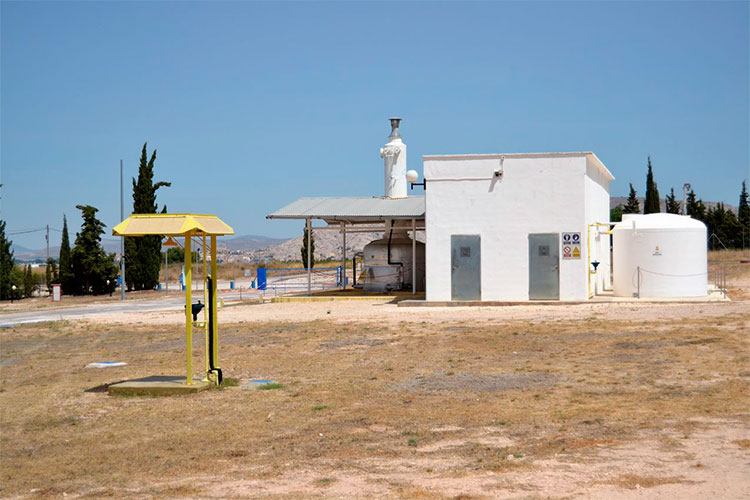 Groundwater chlorination centre in the district of Alto Vinalopó
