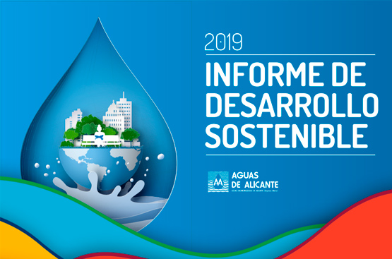 Portada del Informe de Desarrollo Sostenible de Aguas de Alicante
