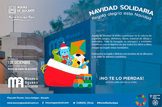 Navidad solidaria en el Museo de Aguas de Alicante