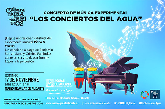 Concierto de música experimental en el Museo de Aguas de Alicante